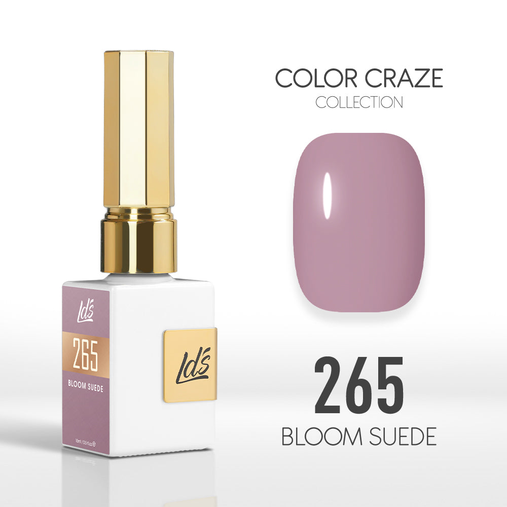 LDS Color Craze Collection - 265 Bloom Suede - Gel Polish 0.5oz