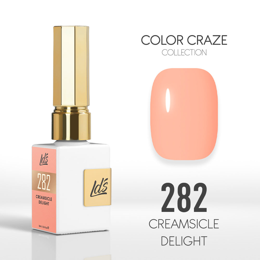 LDS Color Craze Collection - 282 Creamsicle Delight - Gel Polish 0.5oz