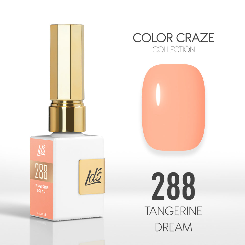 LDS Color Craze Collection - 288 Tangerine Dream - Gel Polish 0.5oz