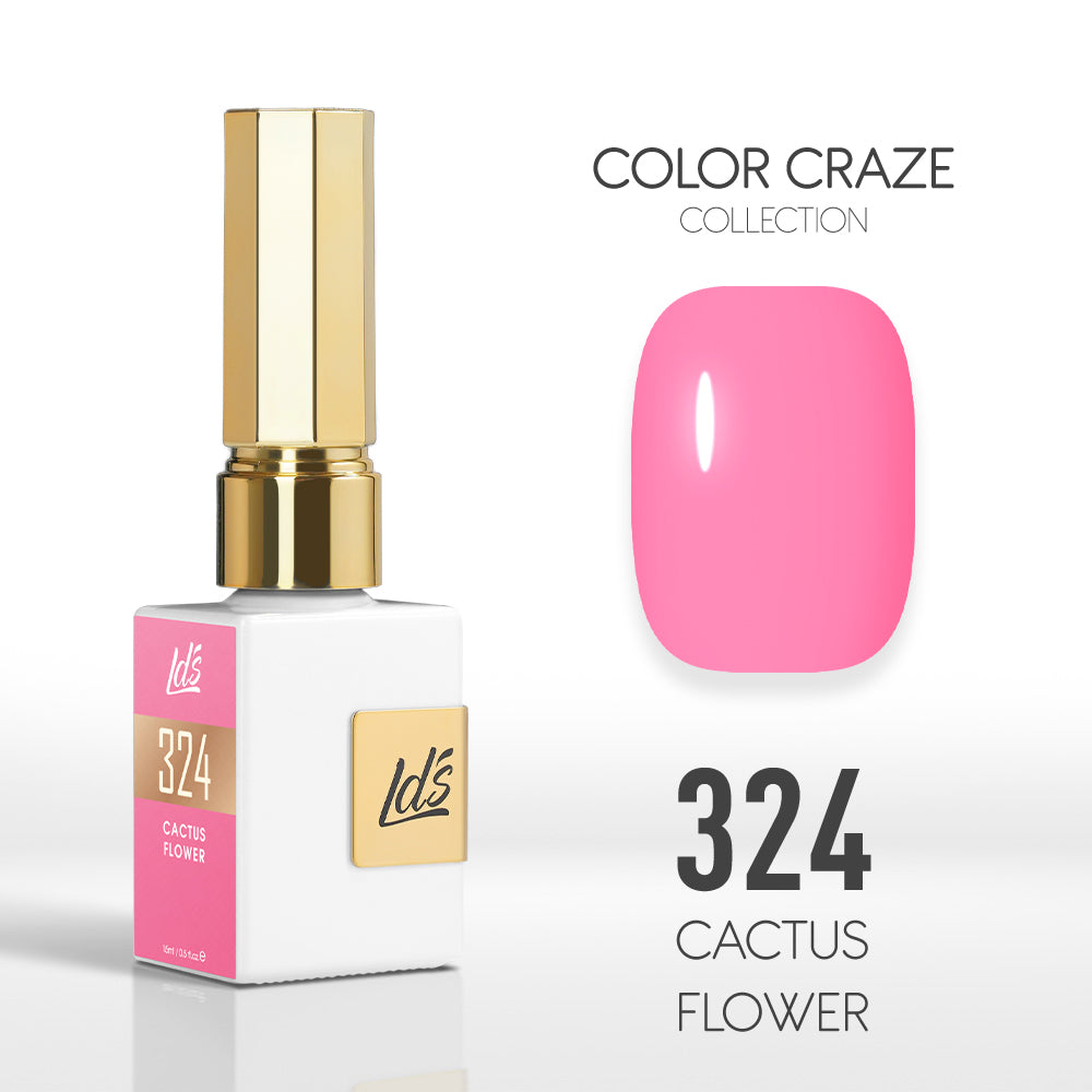 LDS Color Craze Collection - 324 Cactus Flower - Gel Polish 0.5oz