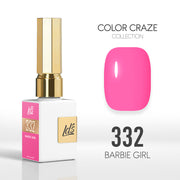 LDS Color Craze Collection - 332 Barbie Girl - Gel Polish 0.5oz