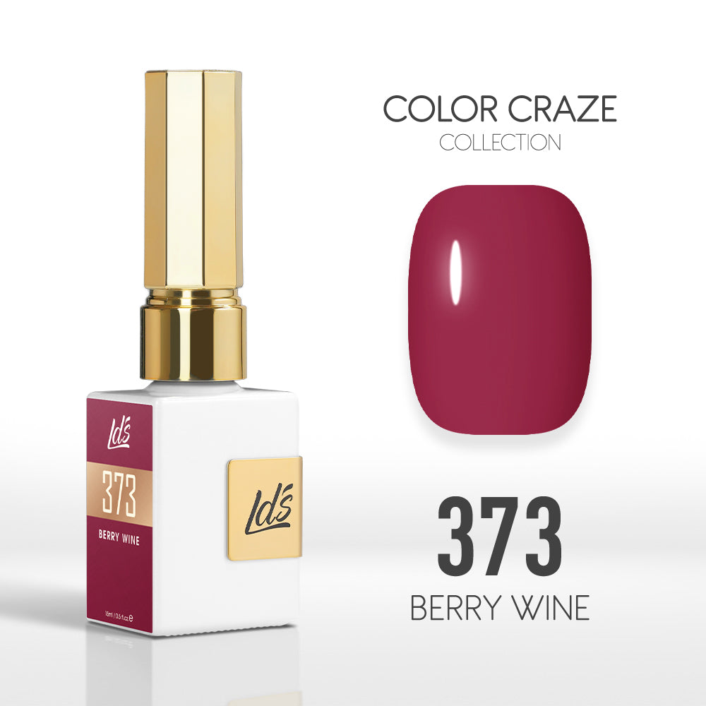 LDS Color Craze Collection - 373 Berry Wine - Gel Polish 0.5oz