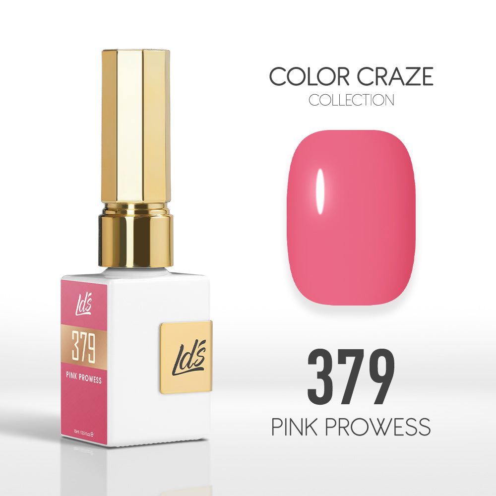 LDS Color Craze Collection - 379 Pink Prowess - Gel Polish 0.5oz