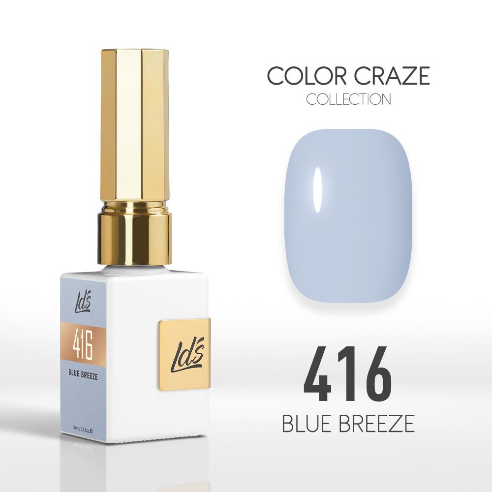 LDS Color Craze Collection - 416 Blue Breeze - Gel Polish 0.5oz