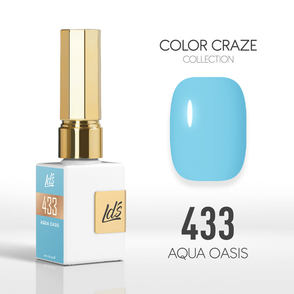  LDS Color Craze Collection - 433 Aqua Oasis - Gel Polish 0.5oz