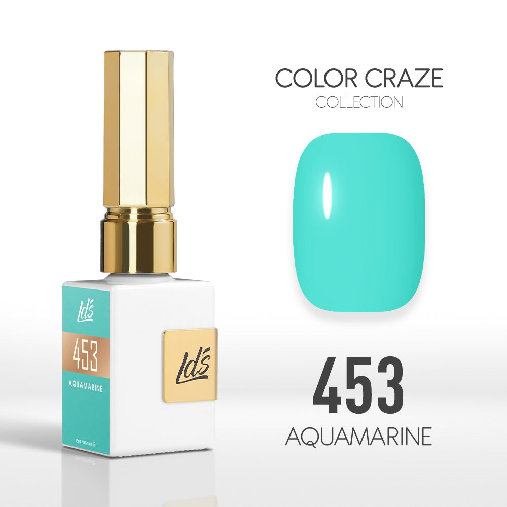 LDS Color Craze Collection - 453 Aquamarine - Gel Polish 0.5oz