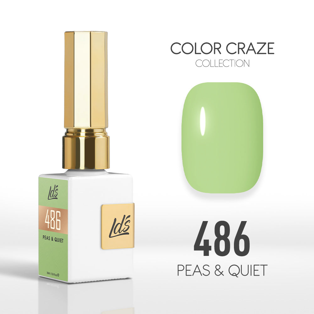 LDS Color Craze Collection - 486 Peas & Quiet - Gel Polish 0.5oz