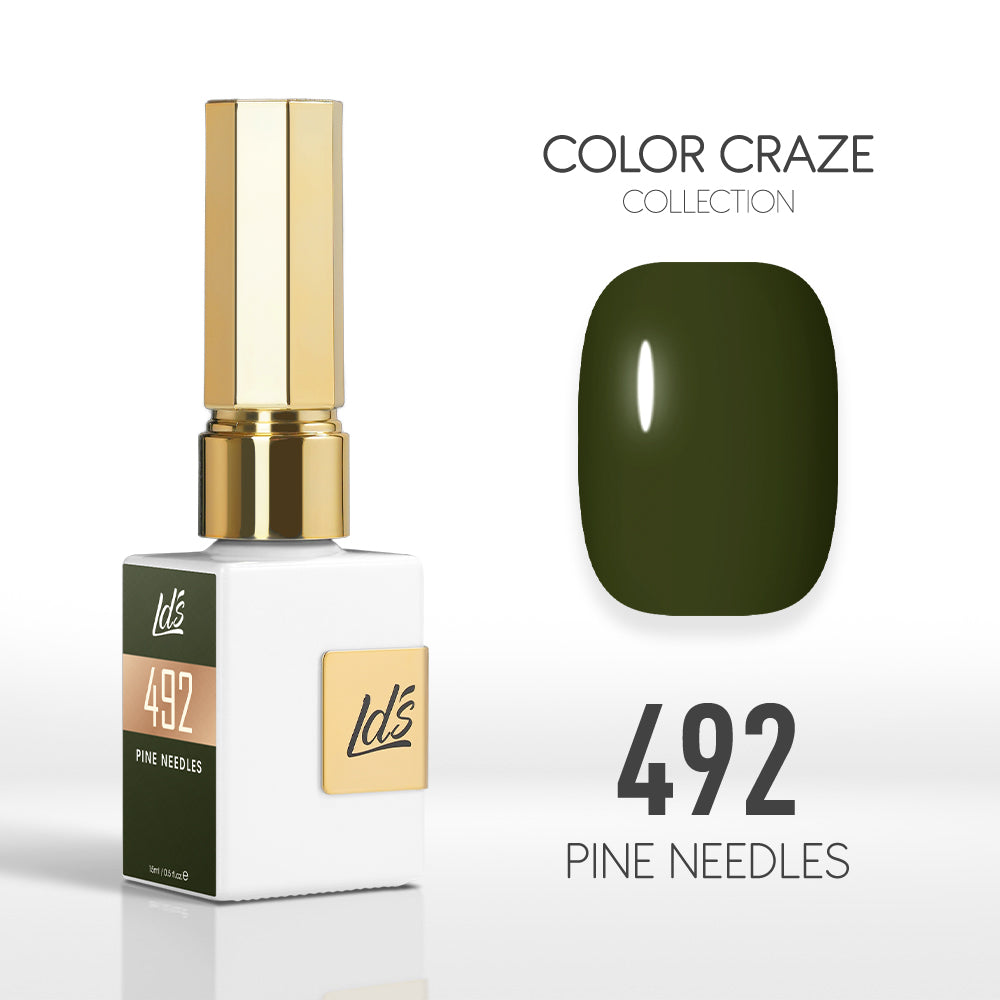 LDS Color Craze Collection - 492 Pine Needles - Gel Polish 0.5oz