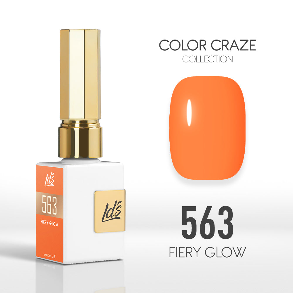LDS Color Craze Collection - 563 Fiery Glow - Gel Polish 0.5oz