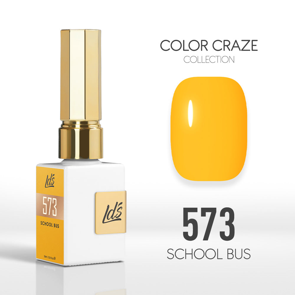 LDS Color Craze Collection - 573 School Bus - Gel Polish 0.5oz