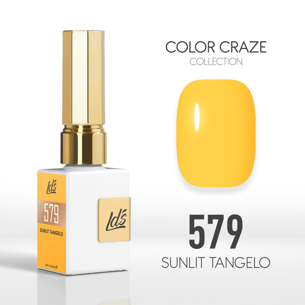 LDS Color Craze Collection - 579 Sunlit Tangelo - Gel Polish 0.5oz