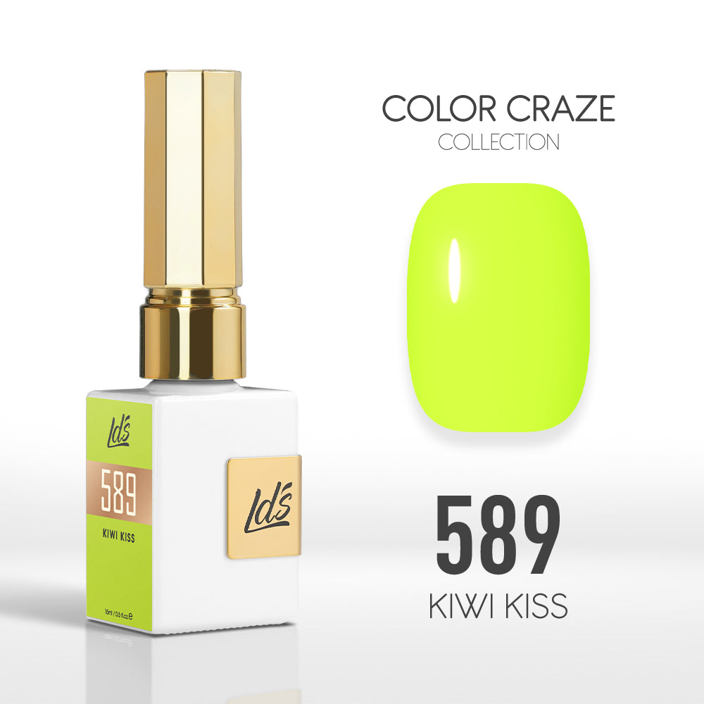 LDS Color Craze Collection - 589 Kiwi Kiss - Gel Polish 0.5oz