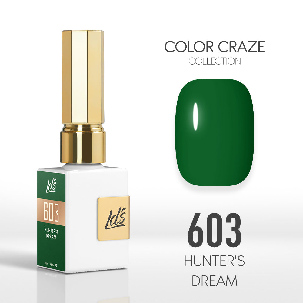 LDS Color Craze Collection - 603 Hunter's Dream - Gel Polish 0.5oz