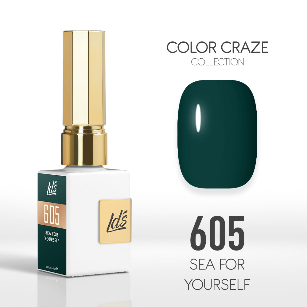 LDS Color Craze Collection - 605 Sea for Yourself - Gel Polish 0.5oz
