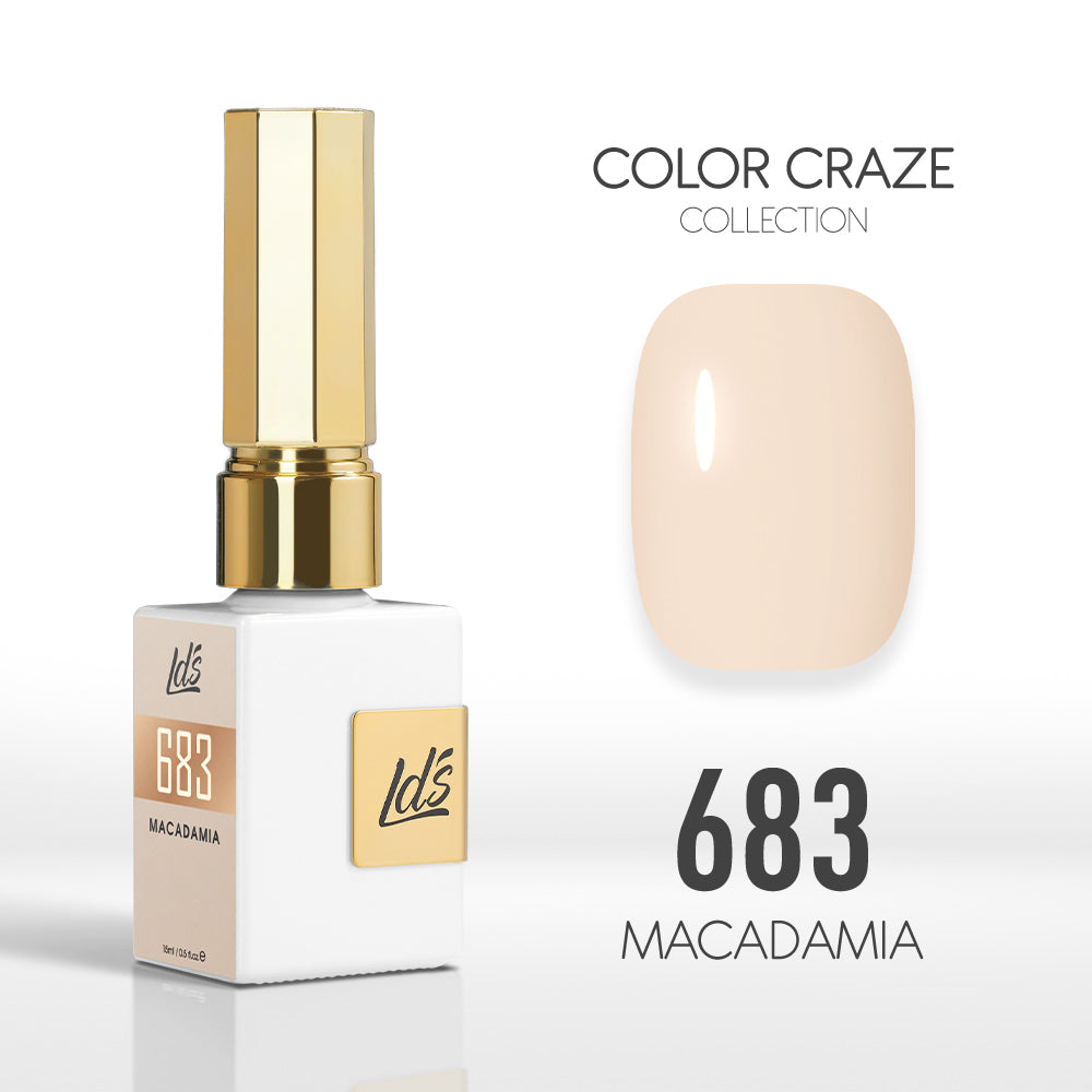 LDS Color Craze Collection - 683 Macadamia - Gel Polish 0.5oz