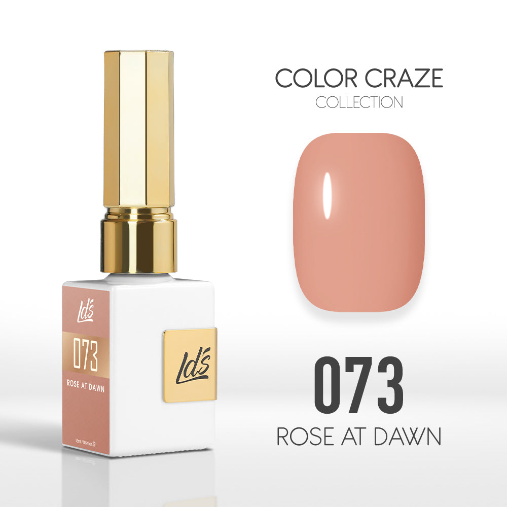 LDS Color Craze Collection - 073 Rose at Dawn - Gel Polish 0.5oz