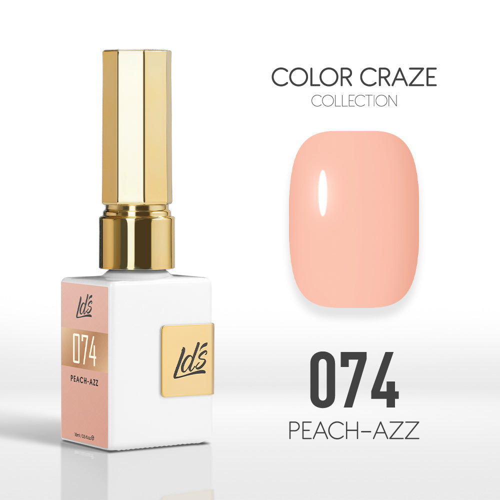 LDS Color Craze Collection - 074 Peach-azz - Gel Polish 0.5oz