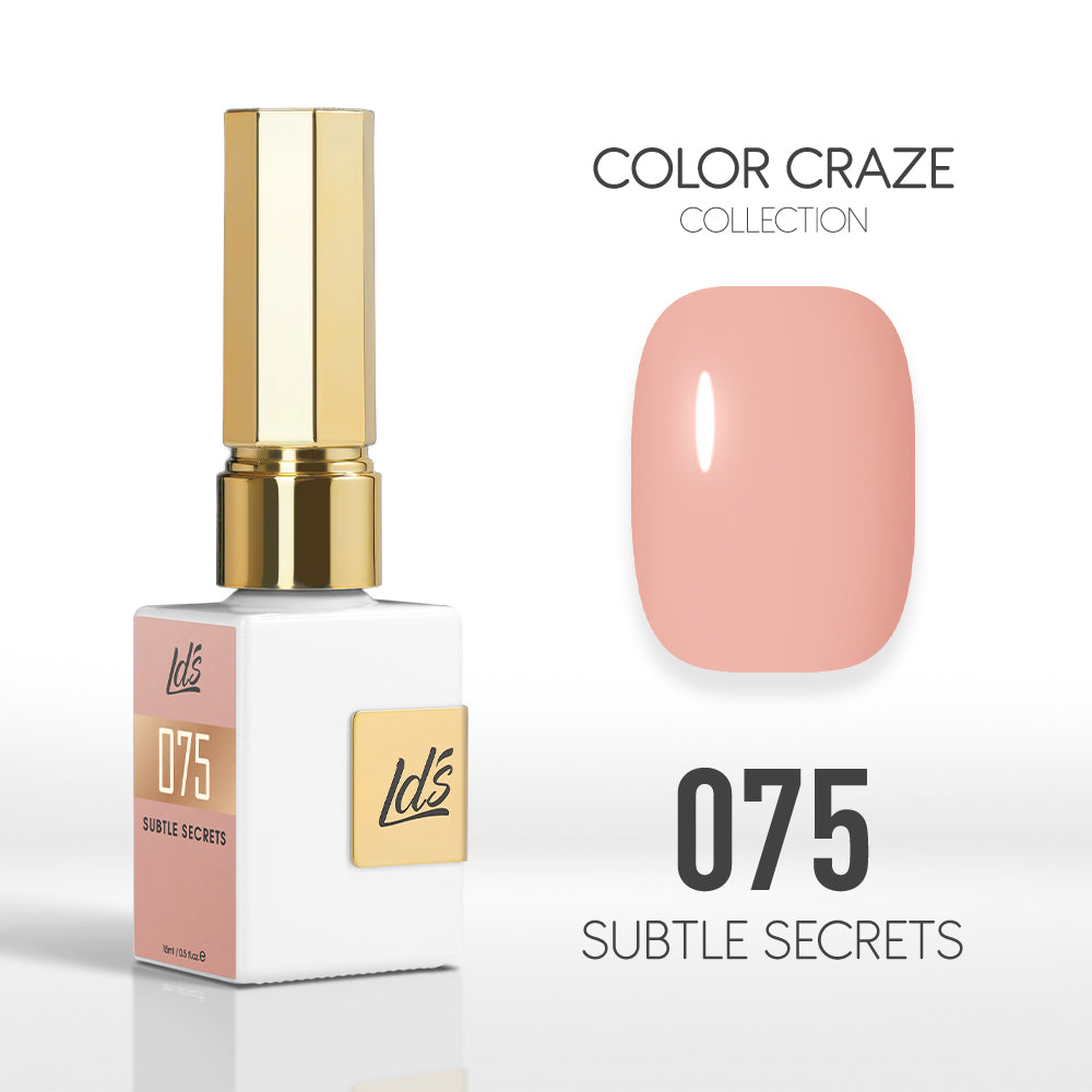 LDS Color Craze Collection - 075 Subtle Secrets - Gel Polish 0.5oz