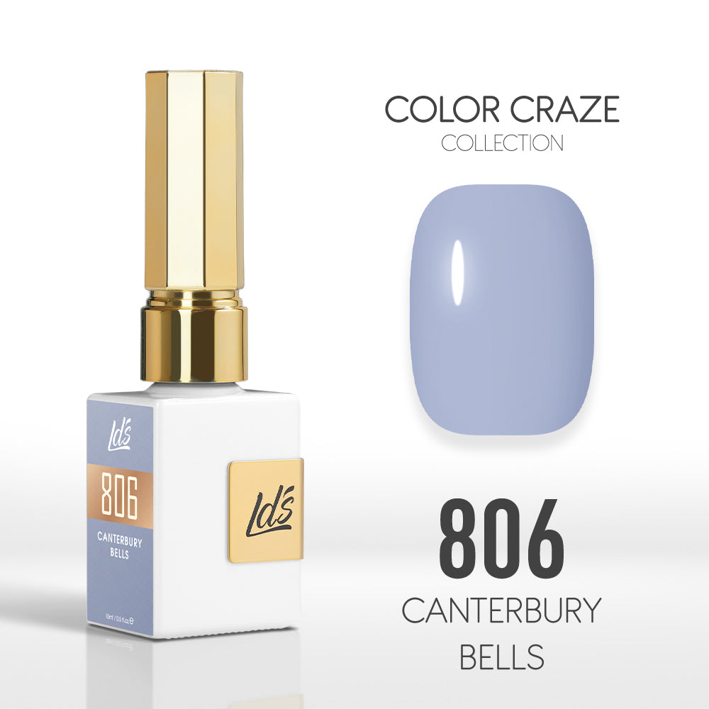 LDS Color Craze Collection - 806 Canterbury Bells - Gel Polish 0.5oz