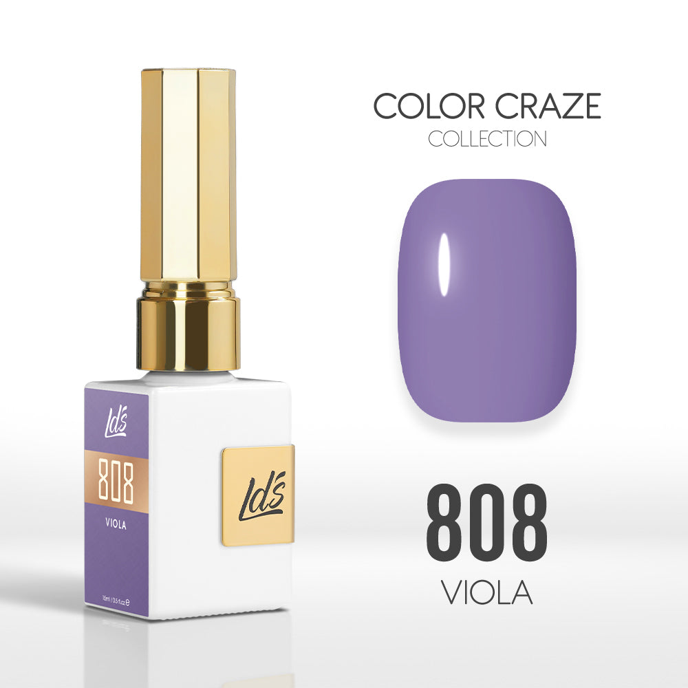 LDS Color Craze Collection - 808 Viola - Gel Polish 0.5oz