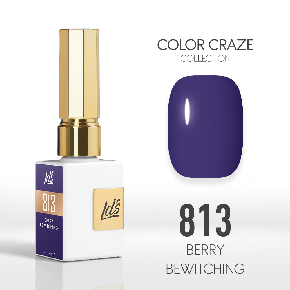 LDS Color Craze Collection - 813 Berry Bewitching - Gel Polish 0.5oz