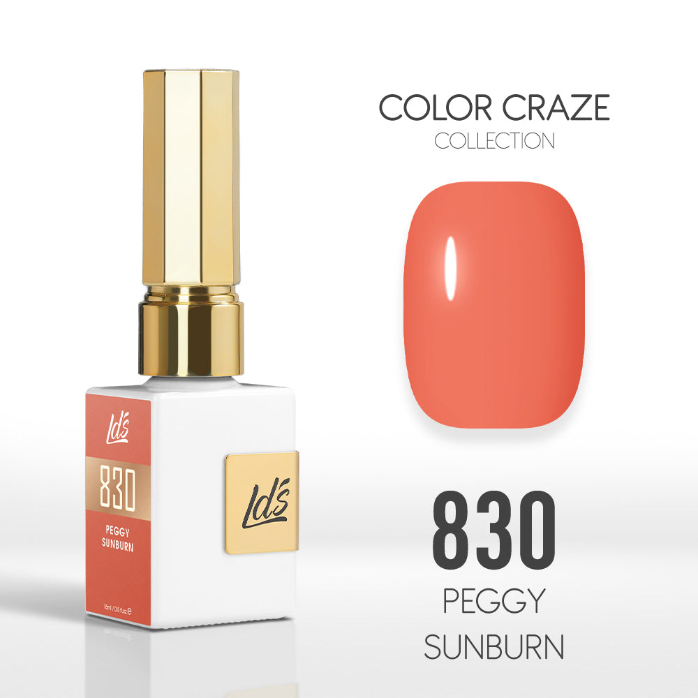 LDS Color Craze Collection - 830 Peggy Sunburn - Gel Polish 0.5oz