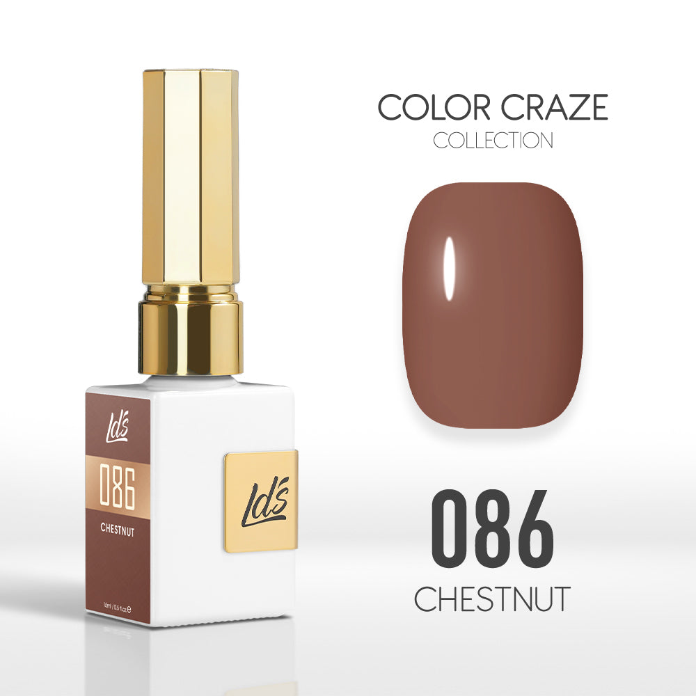 LDS Color Craze Collection - 086 Chestnut - Gel Polish 0.5oz