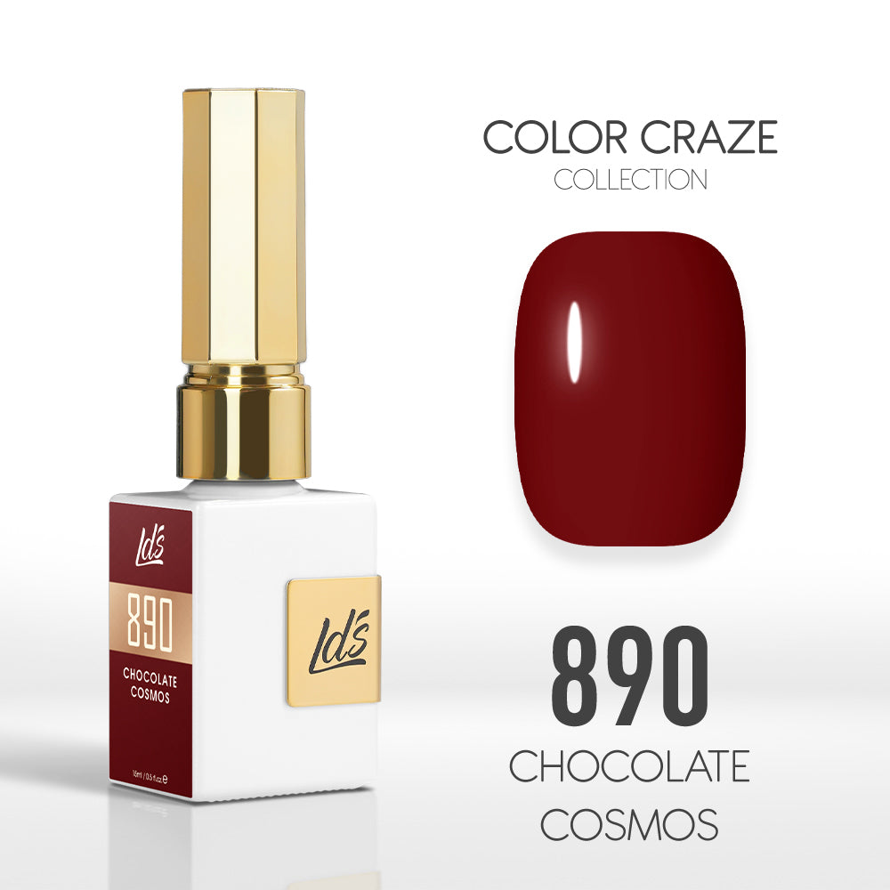 LDS Color Craze Collection - 890 Chocolate Cosmos - Gel Polish 0.5oz