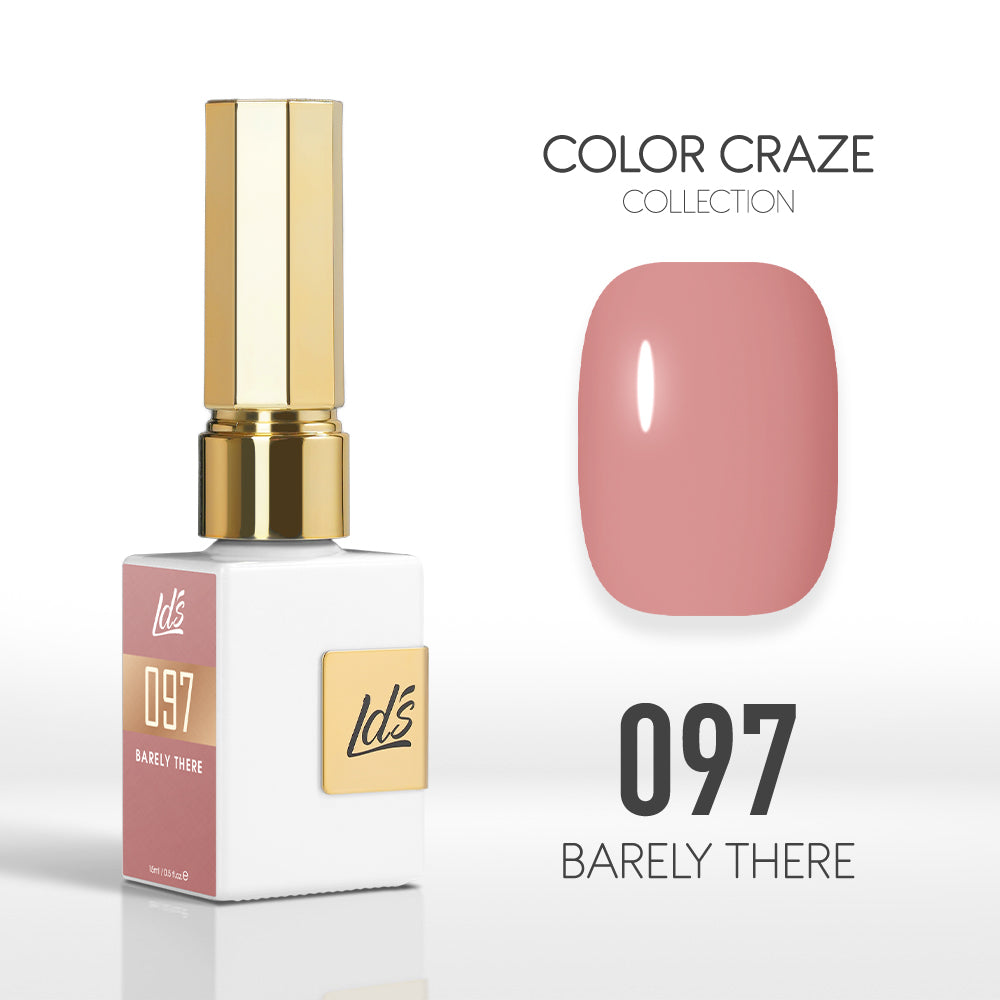 LDS Color Craze Collection - 097 Barely There - Gel Polish 0.5oz