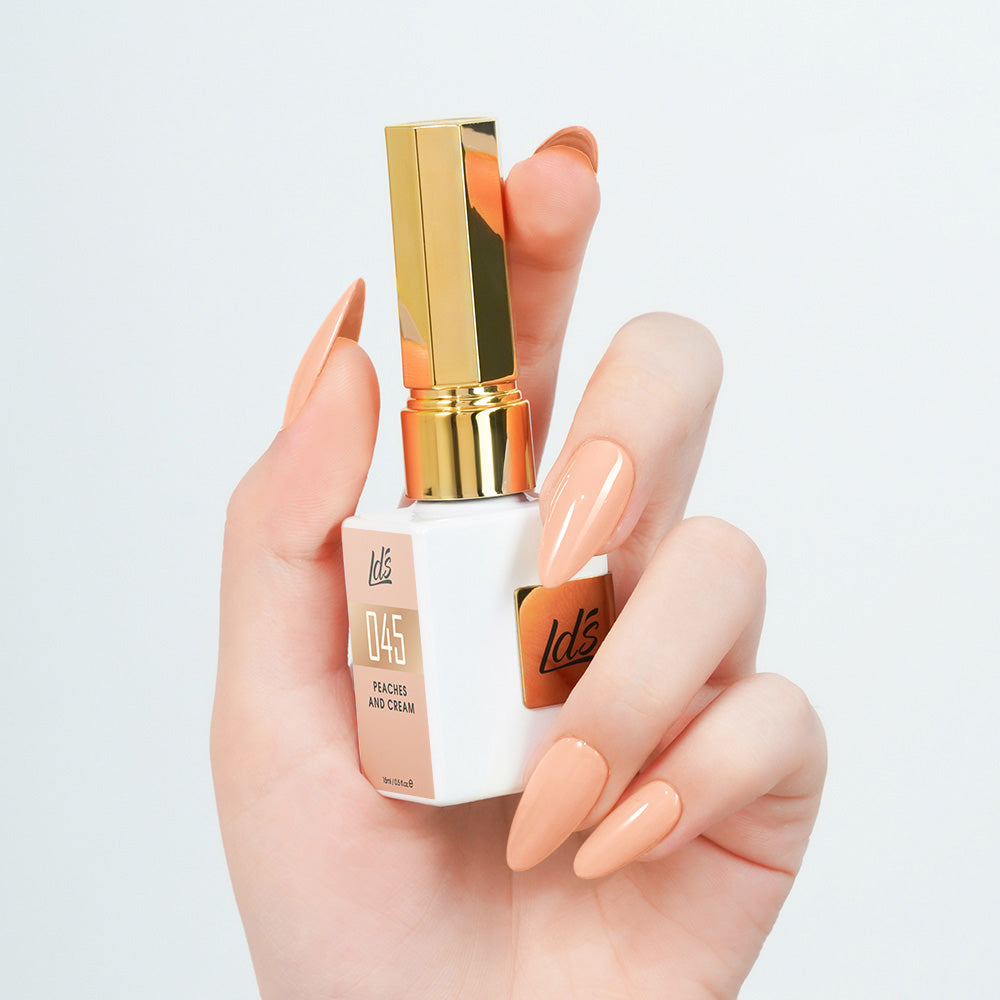 LDS Color Craze Collection - 045 Peaches and Cream - Gel Polish 0.5oz