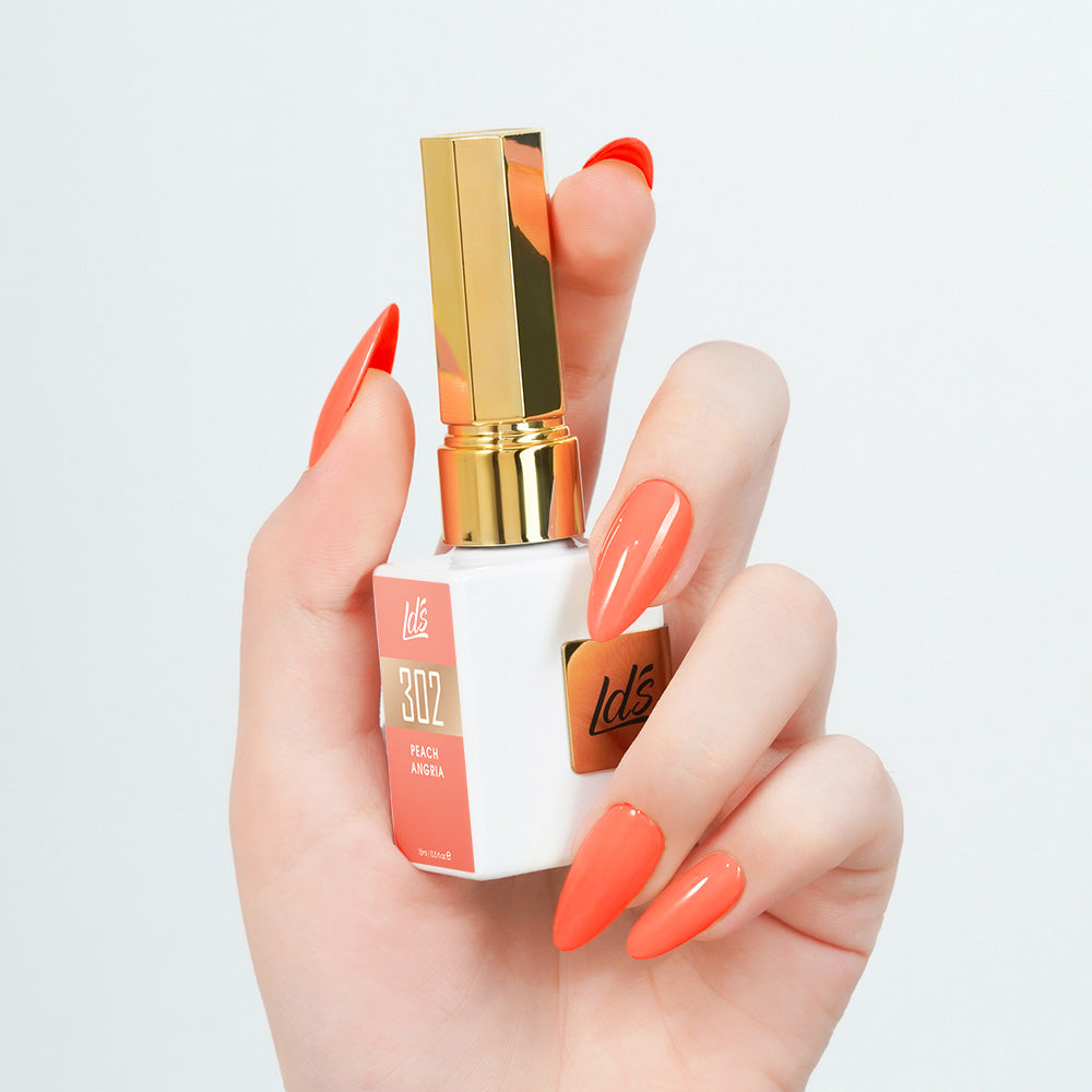 LDS Color Craze Collection - 302 Peach Sangria - Gel Polish 0.5oz