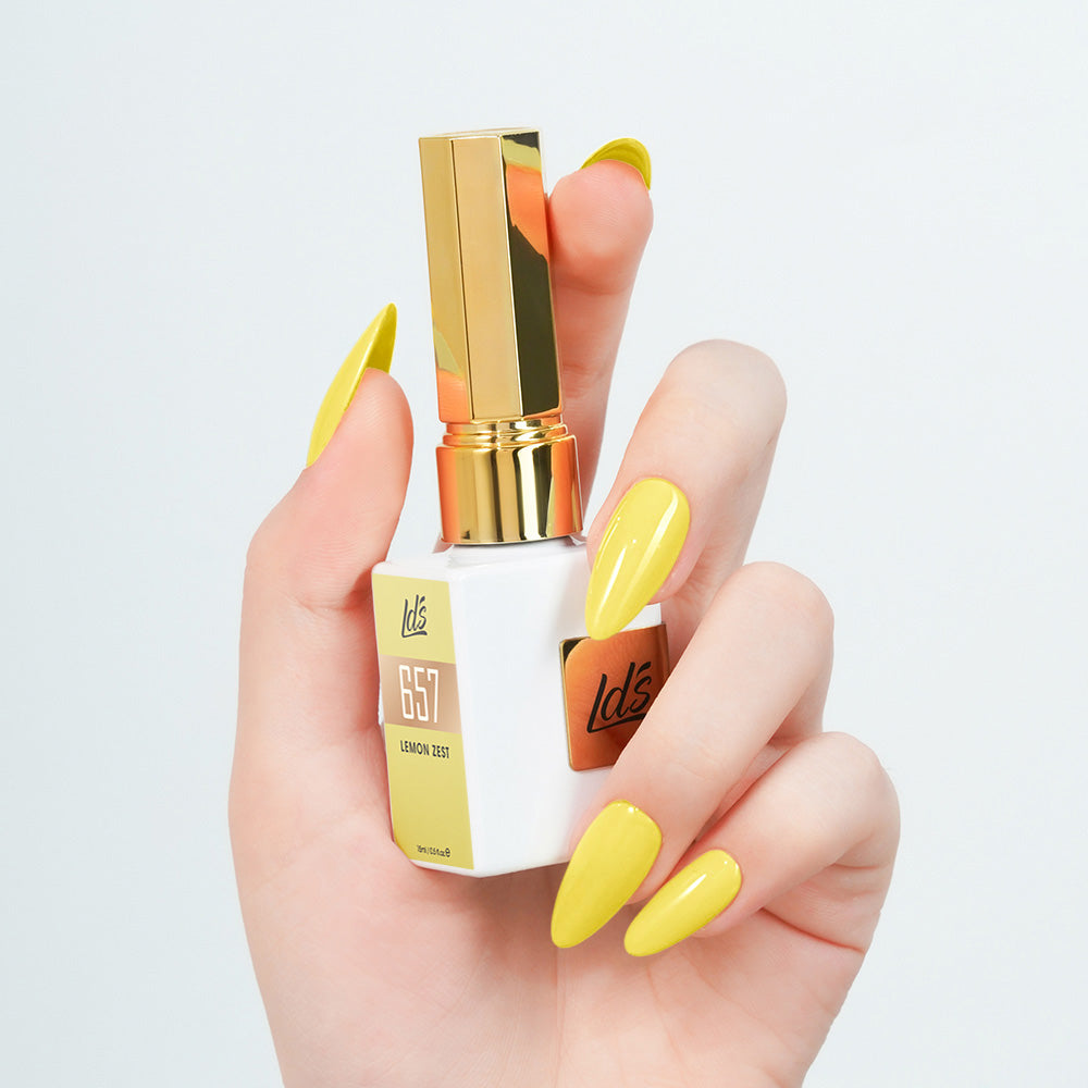 LDS Color Craze Collection - 657 Lemon Zest - Gel Polish 0.5oz