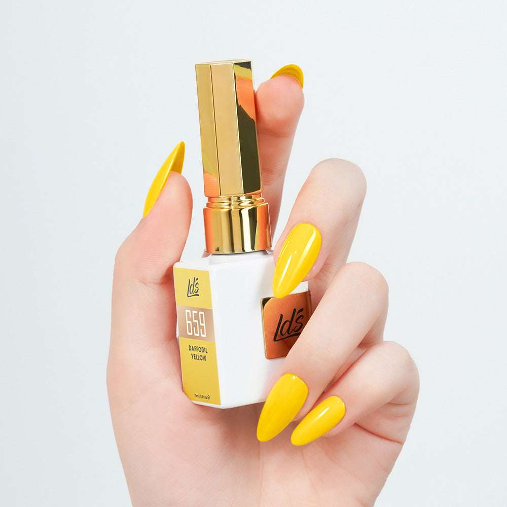 LDS Color Craze Collection - 659 Daffodil Yellow - Gel Polish 0.5oz