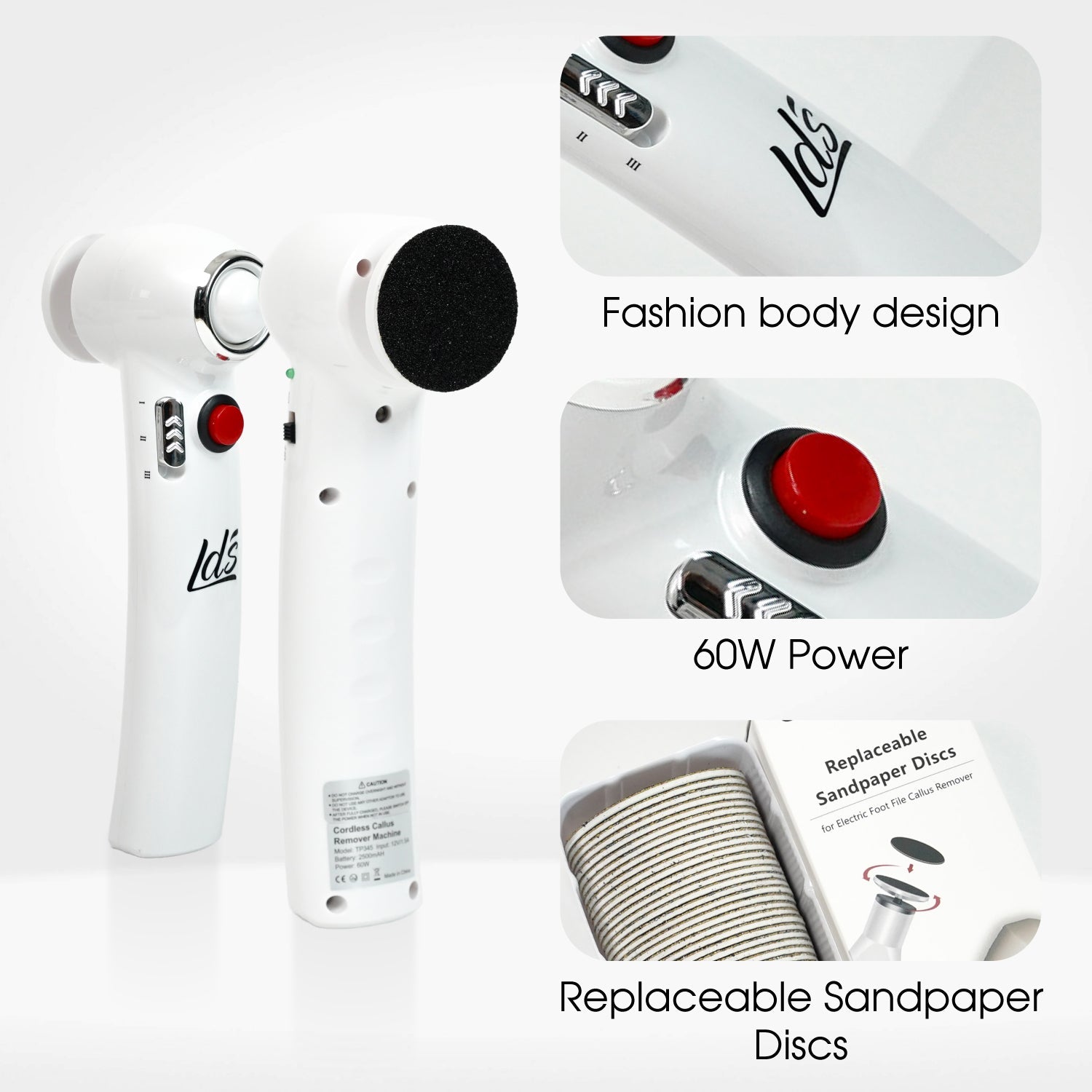 LDS Cordless Callus Remover Machine