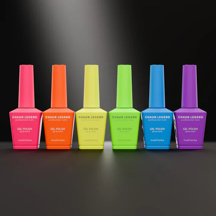 CHAUN LEGEND Set Gel Polish - Chaun's Brightest Neons