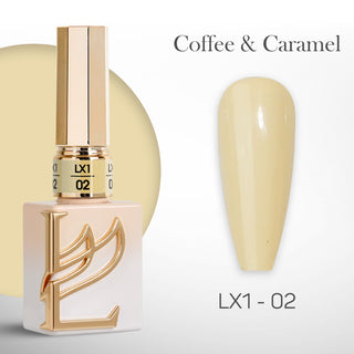 LAVIS LX1 - 02 - Gel Polish 0.5 oz - Coffee & Caramel Collection