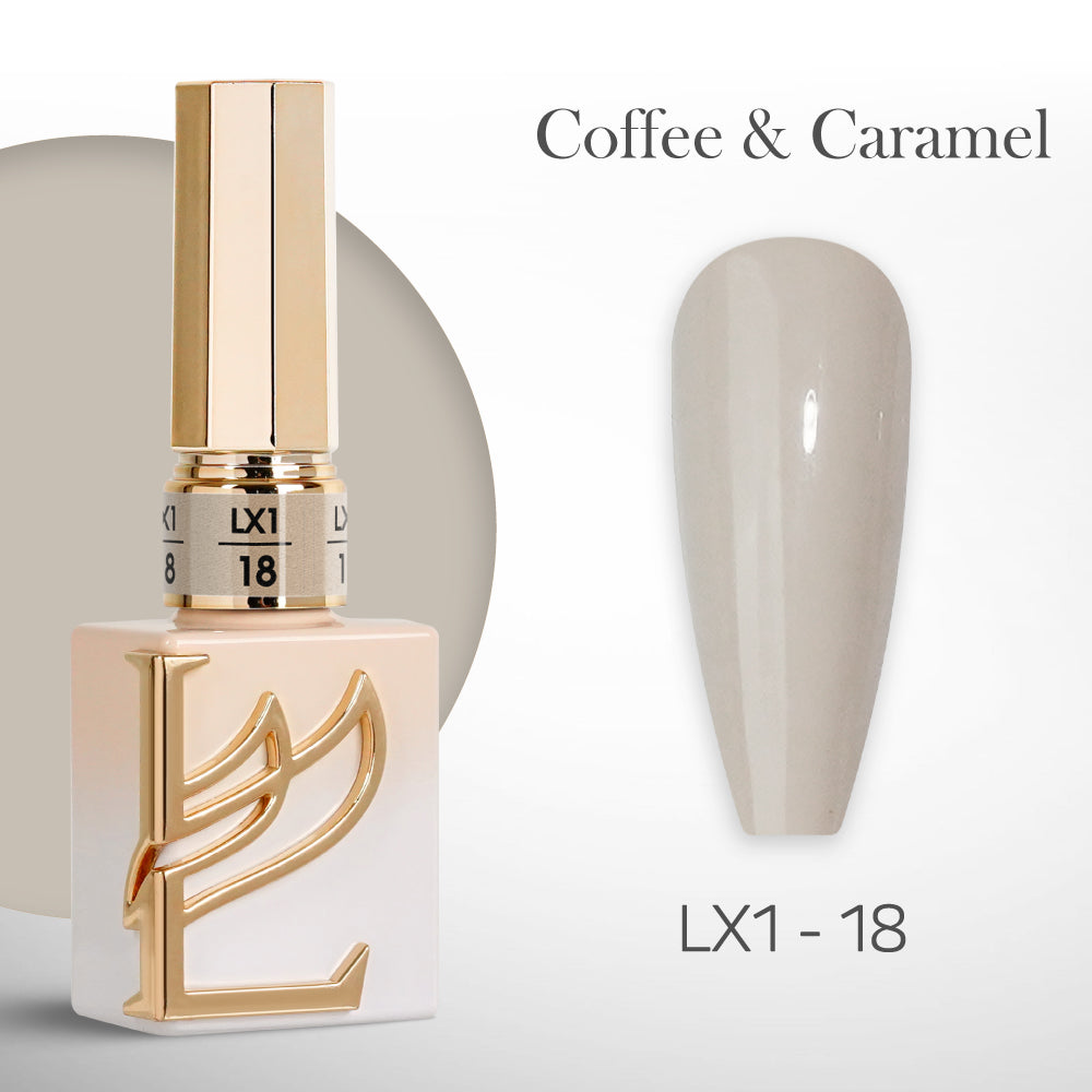 LAVIS LX1 - 18 - Gel Polish 0.5 oz - Coffee & Caramel Collection