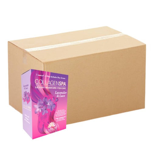 La Palm Collagen Spa - Case of 60 Pedi a Box (6 step) - Lavender & Lace