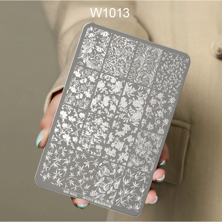 Nail Printing Steel Plate W1013 - Style pattern B version