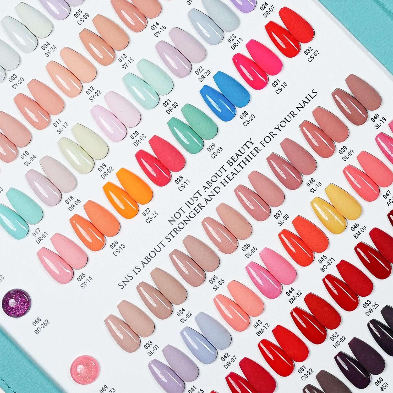 SNS Pro Dipping & Acrylic Powder - Set 144 Colors - Tiffany Blue