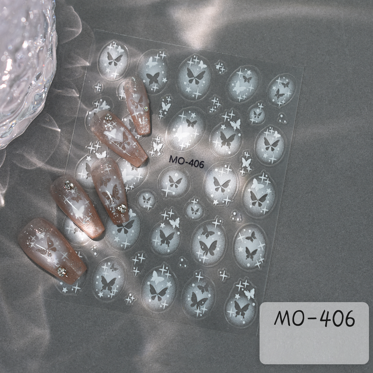 3D Nail Art Stickers MO404 - MO405 - MO406