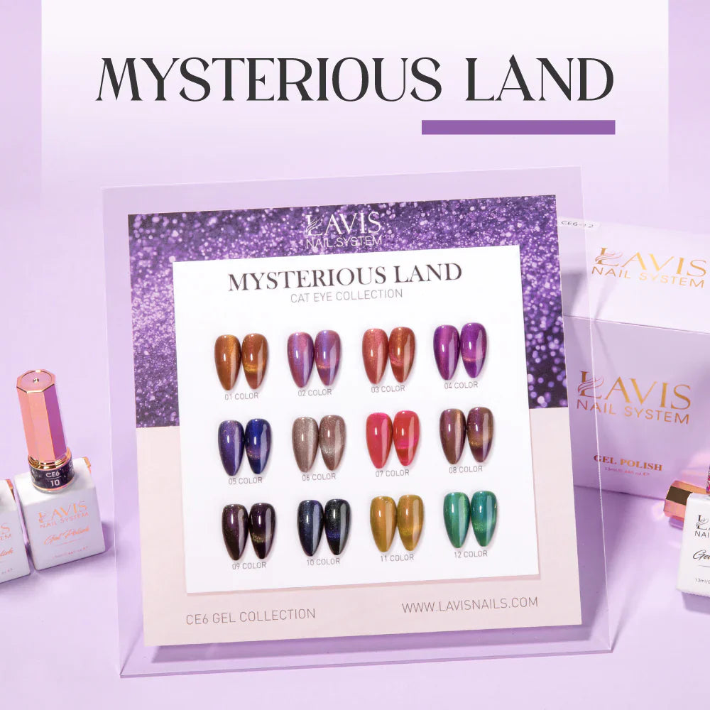 LAVIS Cat Eyes CE6 (Ver1) - 11 - Gel Polish 0.5 oz - Mysterious Land Collection
