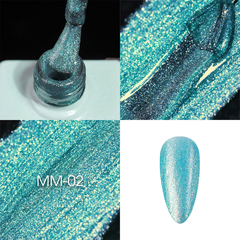 LAVIS MM02 - Gel Polish 0.5oz - Mermaid Lagoon Glitter Collection