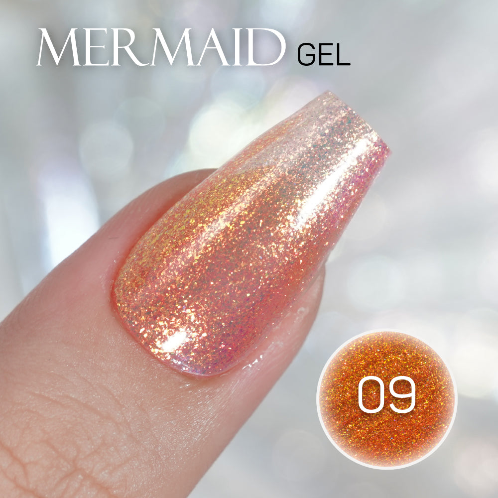 LAVIS MM09 - Gel Polish 0.5oz - Mermaid Lagoon Glitter Collection