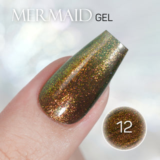 LAVIS MM 12 Colors - Gel Polish 0.5oz - Mermaid Lagoon Glitter Collection
