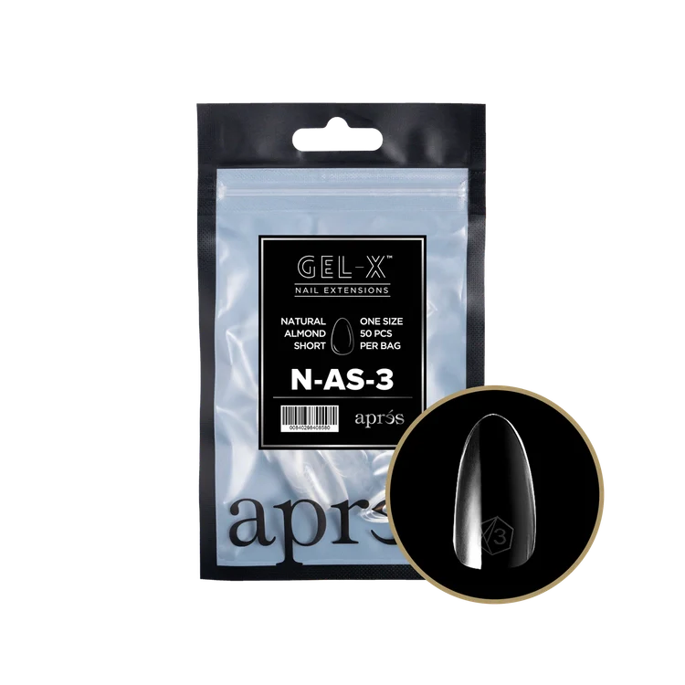 APRES - Gel-X Natural Almond Short 3