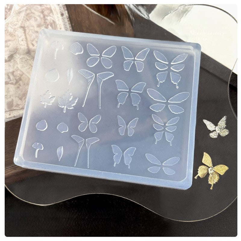3D Nail Charm Mold - Butterfly & Maples