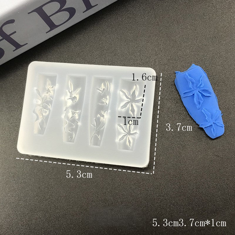 3D Nail Charm Mold 21 - Lily