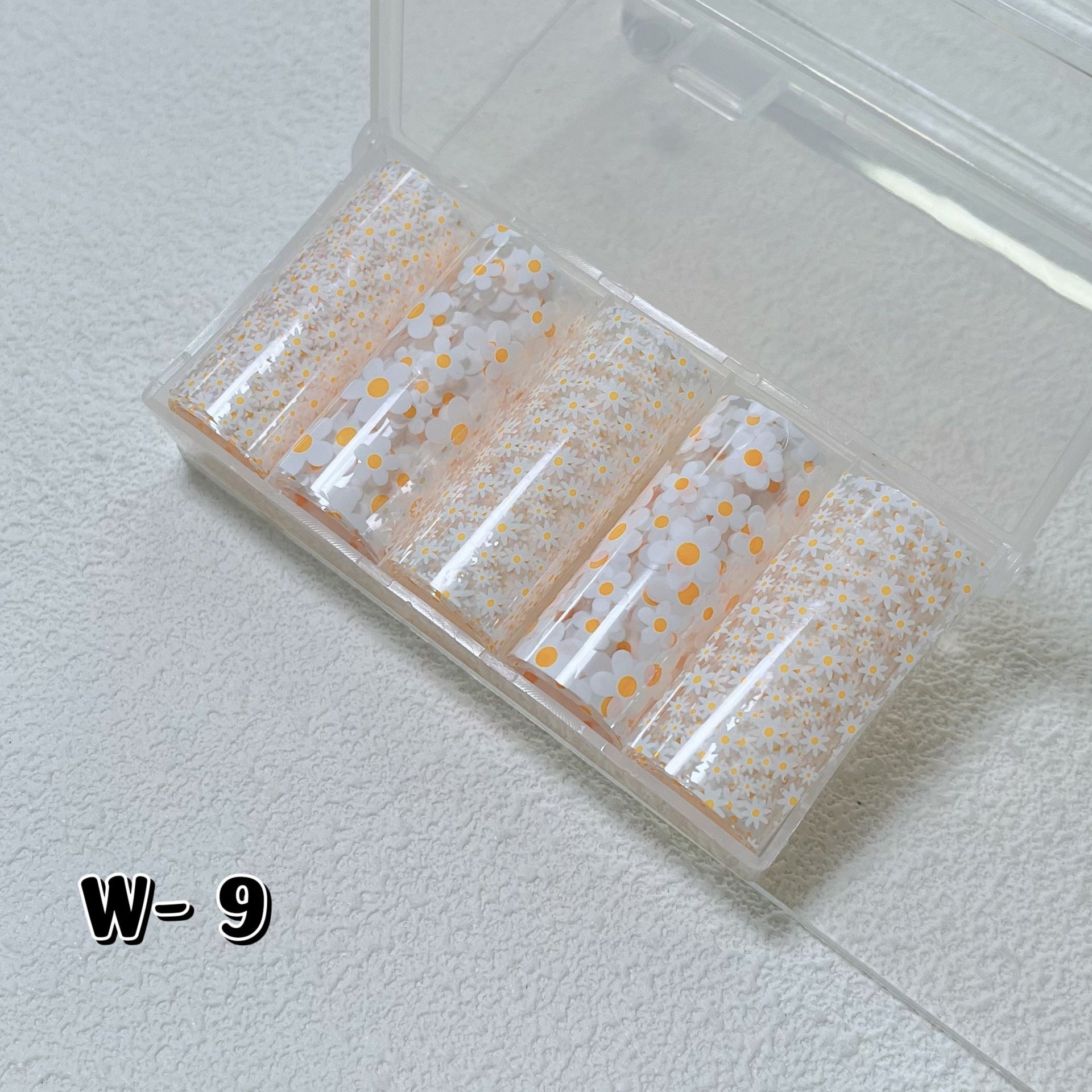 Nail Transfer Foil -Daisy Flowers - W9