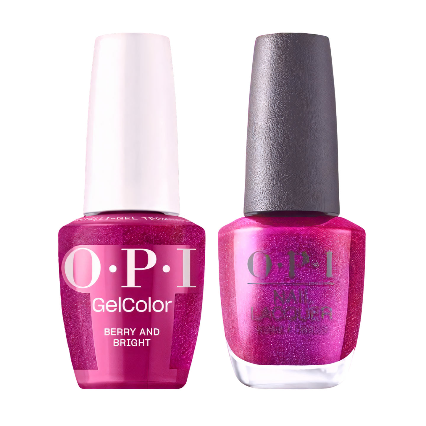 OPI Gel Nail Polish Duo - HPS12 Berry and Bright - Gel Polish 0.5oz